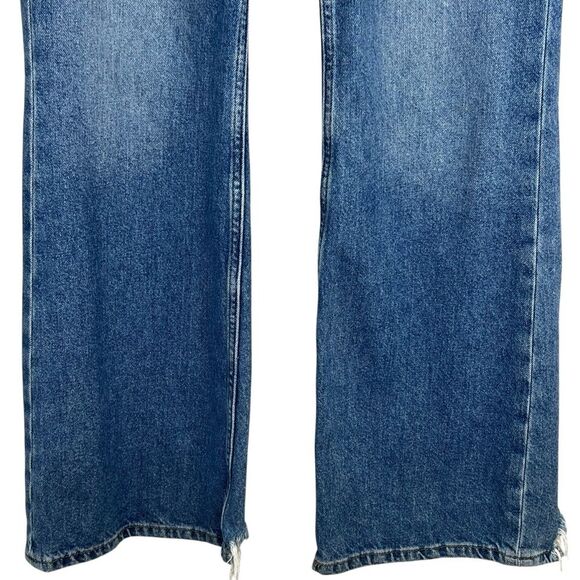 Free People Ava High Rise Bootcut Jeans Sz 27 Blue Retro Flare Boho Festival - Picture 5 of 14